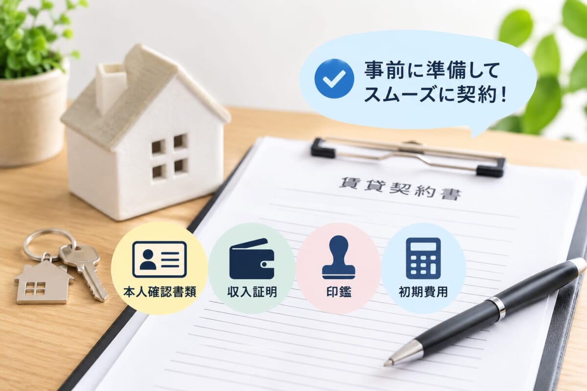 賃貸契約をする時は何が必要？事前に準備してスムーズに契約する方法とは