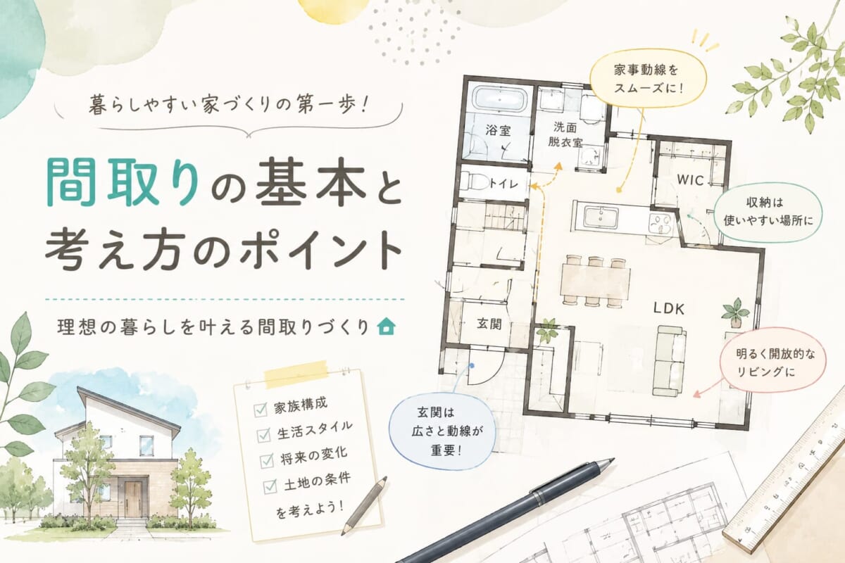 賃貸で失敗しない間取りの選び方！一人暮らし・同棲・ファミリー別に解説